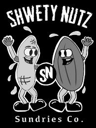 SHWETY NUTZ SUNDRIES CO. SN trademark