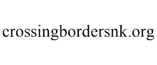 CROSSINGBORDERSNK.ORG trademark