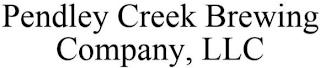 PENDLEY CREEK BREWING COMPANY, LLC trademark