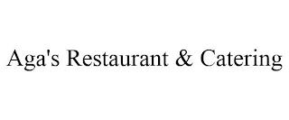 AGA'S RESTAURANT & CATERING trademark