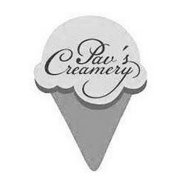 PAV'S CREAMERY trademark