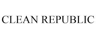 CLEAN REPUBLIC trademark