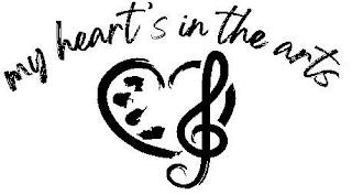 MY HEART'S IN THE ARTS trademark