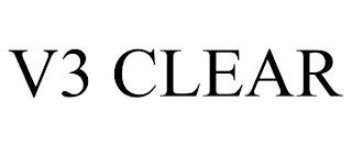 V3 CLEAR trademark