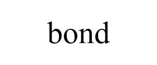 BOND trademark