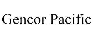 GENCOR PACIFIC trademark