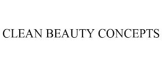 CLEAN BEAUTY CONCEPTS trademark