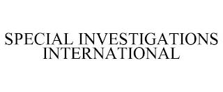 SPECIAL INVESTIGATIONS INTERNATIONAL trademark