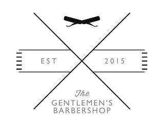 EST 2015 THE GENTLEMEN'S BARBERSHOP trademark