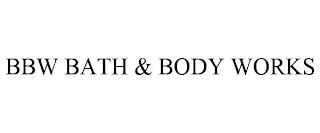 BBW BATH & BODY WORKS trademark