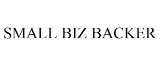 SMALL BIZ BACKER trademark