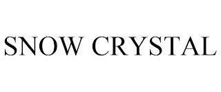 SNOW CRYSTAL trademark