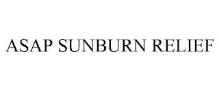 ASAP SUNBURN RELIEF trademark