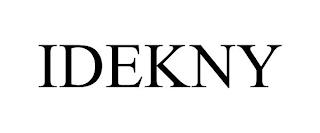 IDEKNY trademark