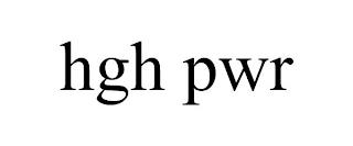 HGH PWR trademark