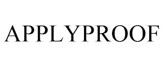 APPLYPROOF trademark