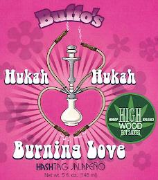 BUFFO'S HUKAH HUKAH BURNING LOVE HASHTAG JALAPENO. trademark