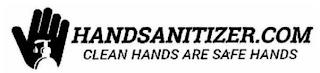 HANDSANITIZER.COM CLEAN HANDS ARE SAFE HANDS trademark