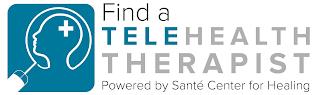 FIND A TELEHEALTH THERAPIST POWERED BY SANTÉ CENTER FOR HEALING trademark