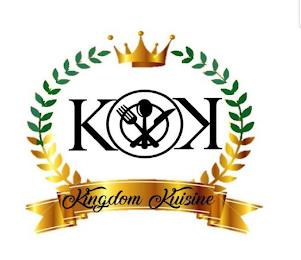 KINGDOM KUISINE K K trademark