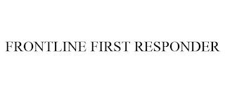 FRONTLINE FIRST RESPONDER trademark