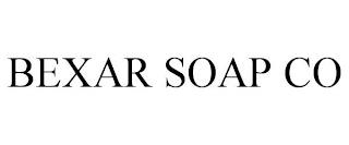 BEXAR SOAP CO trademark