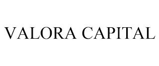 VALORA CAPITAL trademark