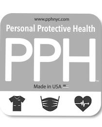 WWW.PPHNYC.COM PERSONAL PROTECTIVE HEALTH PPH MADE IN USA trademark