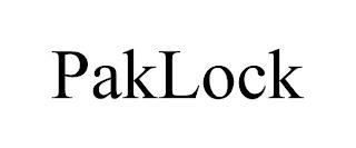 PAKLOCK trademark