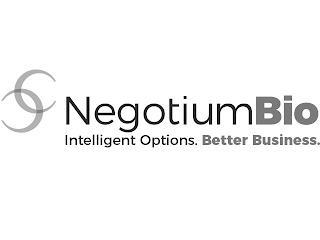 NEGOTIUMBIO INTELLIGENT OPTIONS. BETTER BUSINESS. trademark