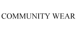 COMMUNITY WEAR trademark