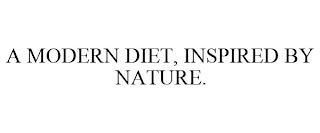 A MODERN DIET, INSPIRED BY NATURE. trademark