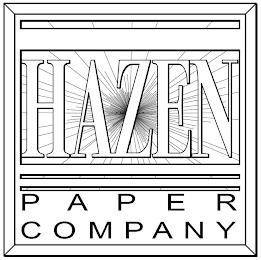 HAZEN PAPER COMPANY trademark