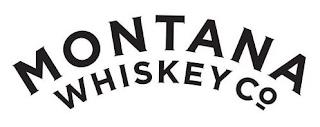 MONTANA WHISKEY CO trademark