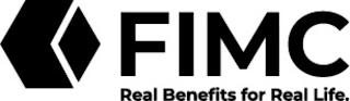 FIMC REAL BENEFITS FOR REAL LIFE. trademark