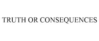 TRUTH OR CONSEQUENCES trademark