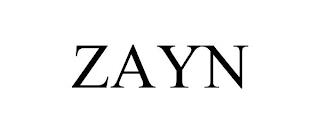 ZAYN trademark