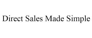 DIRECT SALES MADE SIMPLE trademark