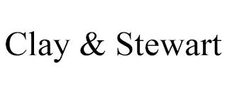 CLAY & STEWART trademark