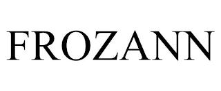 FROZANN trademark