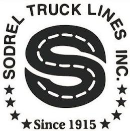 S SODREL TRUCK LINES INC. SINCE 1915 trademark