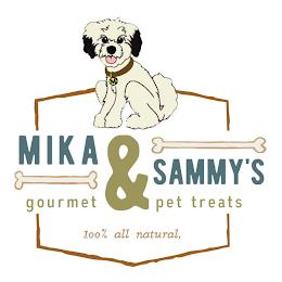 MIKA & SAMMY'S GOURMET PET TREATS 100% ALL NATURAL trademark