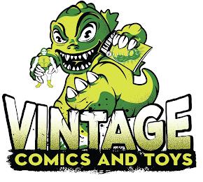 VINTAGE COMICS AND TOYS trademark