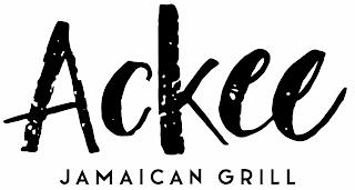 ACKEE JAMAICAN GRILL trademark