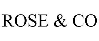 ROSE & CO trademark