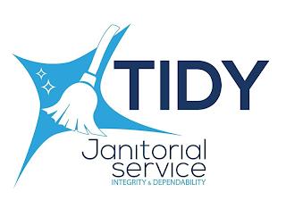 TIDY JANITORIAL SERVICE INTEGRITY & DEPENDABILITY trademark