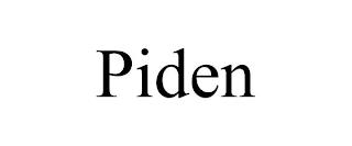 PIDEN trademark