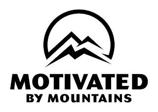 MOTIVATED BY MOUNTAINS trademark