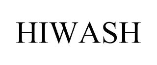 HIWASH trademark