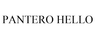 PANTERO HELLO trademark